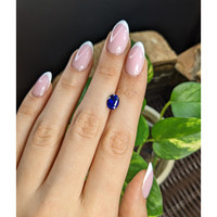 2.08 Ct. Blue Sapphire from Ceylon (Sri Lanka) Life Style