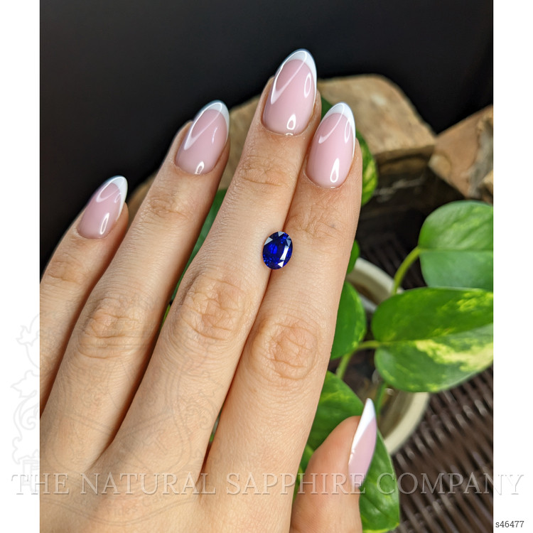 2.08 Ct. Blue Sapphire from Ceylon (Sri Lanka)