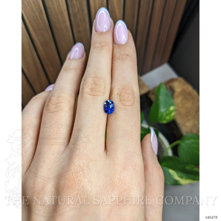 2.19 Ct. Blue Sapphire from Ceylon (Sri Lanka)