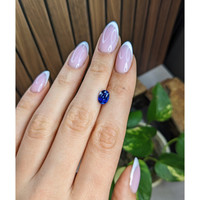 2.19 Ct. Blue Sapphire from Ceylon (Sri Lanka) Life Style