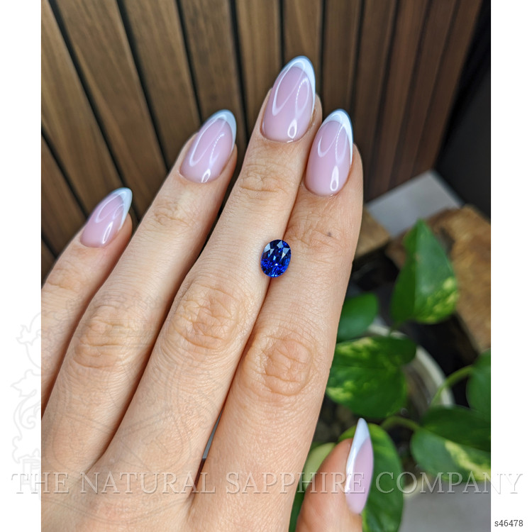 2.19 Ct. Blue Sapphire from Ceylon (Sri Lanka)