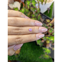0.82 Ct. Pinkish Purple Star Sapphire from Ceylon (Sri Lanka) Life Style