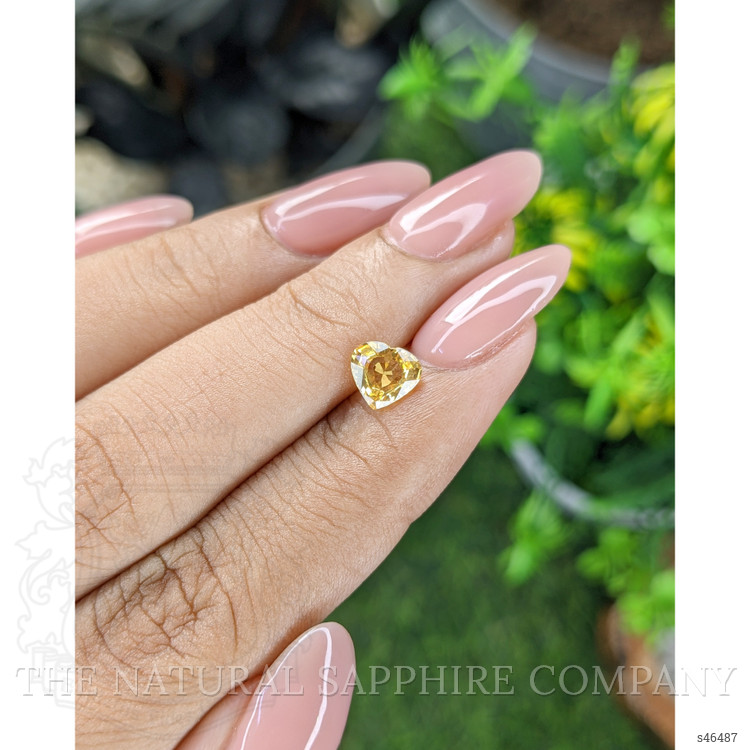 0.99 Ct. Yellow Sapphire from Ceylon (Sri Lanka)