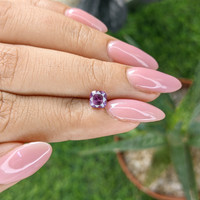 1.07 Ct. Pinkish Purple Sapphire from Ceylon (Sri Lanka) Life Style