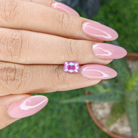 1.25 Ct. Purplish Pink Sapphire from Ceylon (Sri Lanka) Life Style