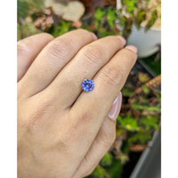 1.50 Ct. Violet Sapphire from Ceylon (Sri Lanka) Life Style