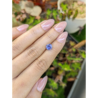 1.50 Ct. Violet Sapphire from Ceylon (Sri Lanka) Life Style