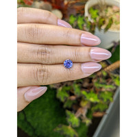 1.50 Ct. Violet Sapphire from Ceylon (Sri Lanka) Life Style