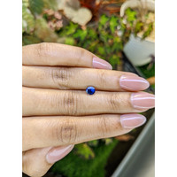 0.89 Ct. Blue Sapphire from Ceylon (Sri Lanka) Life Style