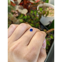 0.89 Ct. Blue Sapphire from Ceylon (Sri Lanka) Life Style