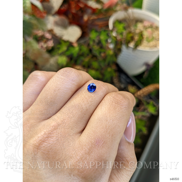 0.89 Ct. Blue Sapphire from Ceylon (Sri Lanka)