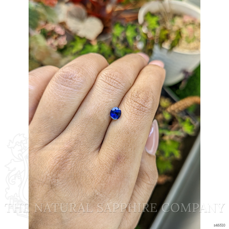 0.89 Ct. Blue Sapphire from Ceylon (Sri Lanka)