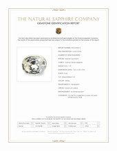 1.37 Ct. Yellow Sapphire from Ceylon (Sri Lanka) Scan Report