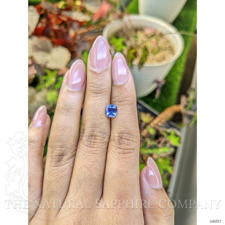 1.24 Ct. Blue Sapphire from Ceylon (Sri Lanka)