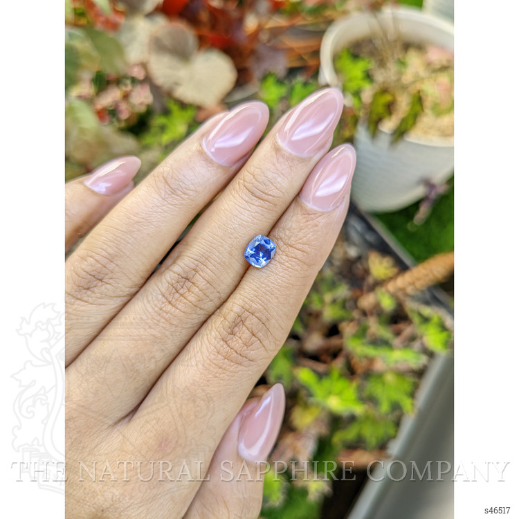 1.24 Ct. Blue Sapphire from Ceylon (Sri Lanka)