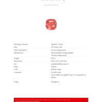 2.00 Ct. Padparadscha Sapphire from Madagascar Scan Report