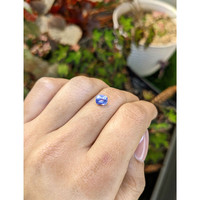 1.09 Ct. Violet Sapphire from Ceylon (Sri Lanka) Life Style