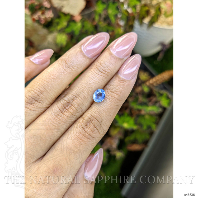 1.36 Ct. Blue Sapphire from Ceylon (Sri Lanka)
