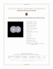 2.69 Ct. White Star Sapphire from Ceylon (Sri Lanka) Scan Report