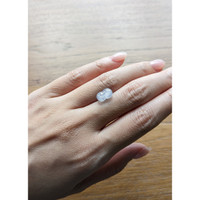 2.69 Ct. White Star Sapphire from Ceylon (Sri Lanka) Life Style
