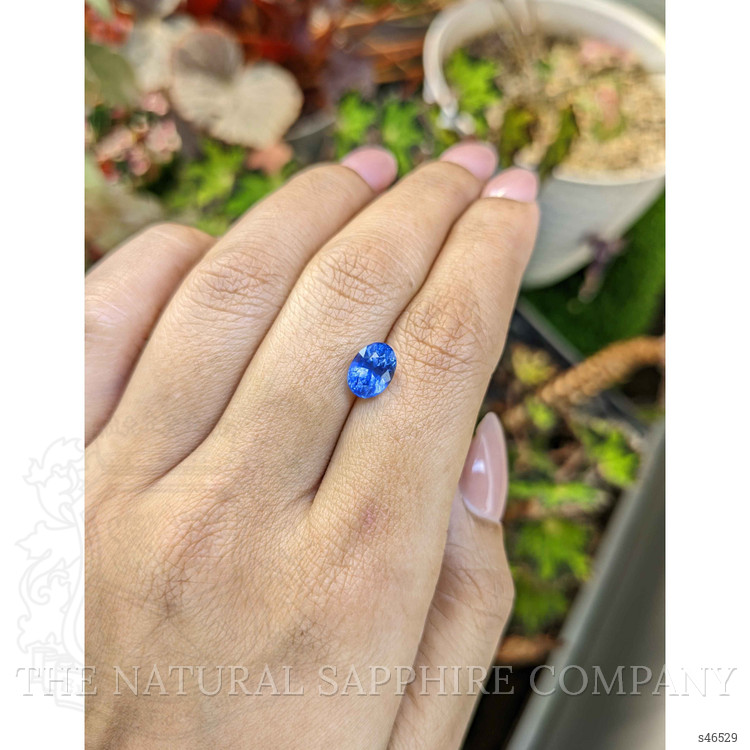 2.45 Ct. Blue Sapphire from Ceylon (Sri Lanka)