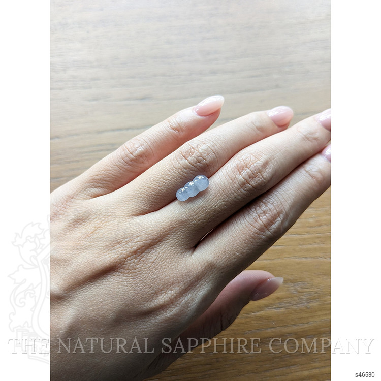 4.03 Ct. Greyish Blue Star Sapphire from Ceylon (Sri Lanka)
