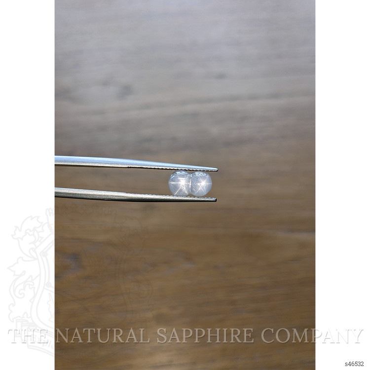 2.39 Ct. Bluish Grey Star Sapphire from Ceylon (Sri Lanka)