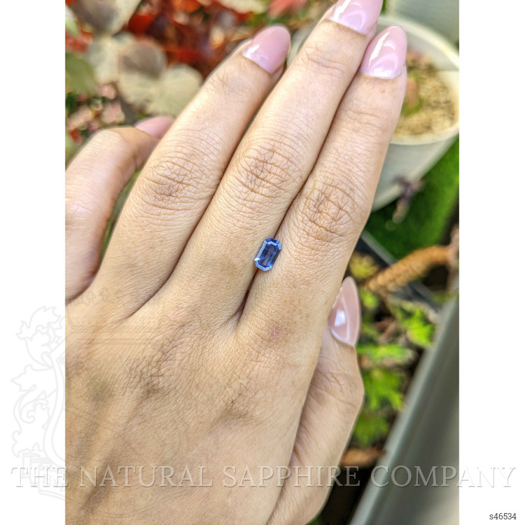 0.67 Ct. Blue Sapphire from Ceylon (Sri Lanka)