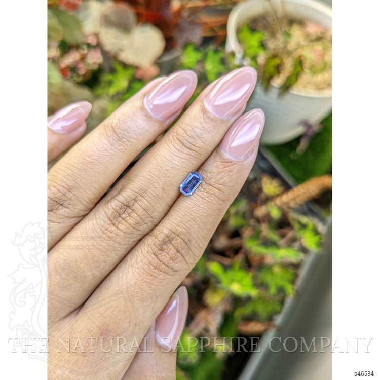 0.67 Ct. Blue Sapphire from Ceylon (Sri Lanka)