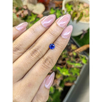 0.91 Ct. Blue Sapphire from Ceylon (Sri Lanka) Life Style