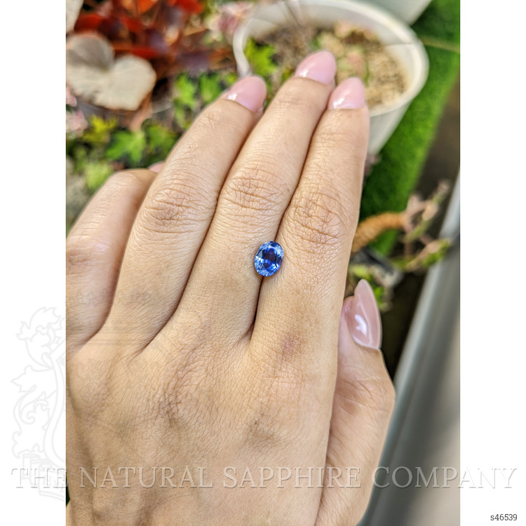 1.64 Ct. Blue Sapphire from Ceylon (Sri Lanka)