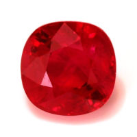 Antique Style Ruby Ring 1.62 Ct., 18K Yellow Gold Combination Stone