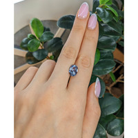 5.09 Ct. Blue Sapphire from Ceylon (Sri Lanka) Life Style
