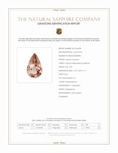 4.02 Ct. Padparadscha Sapphire from Madagascar Scan Report