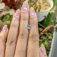 0.81 Ct. Bluish Purple Sapphire from Ceylon (Sri Lanka) Life Style