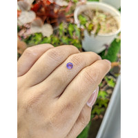 0.55 Ct. Purple Sapphire from Ceylon (Sri Lanka) Life Style