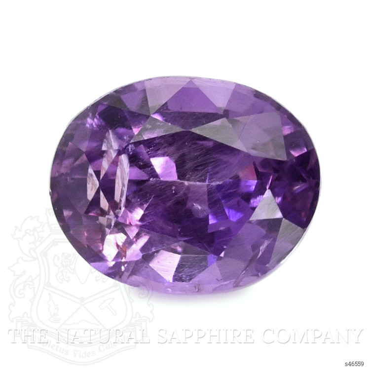 0.44 Ct. Purple Sapphire from Ceylon (Sri Lanka)