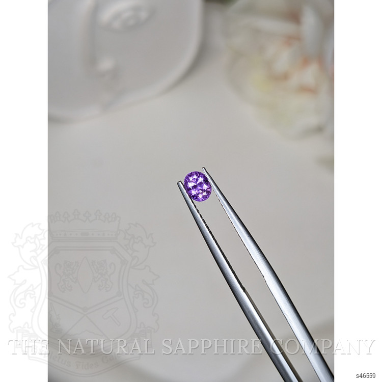 0.44 Ct. Purple Sapphire from Ceylon (Sri Lanka)