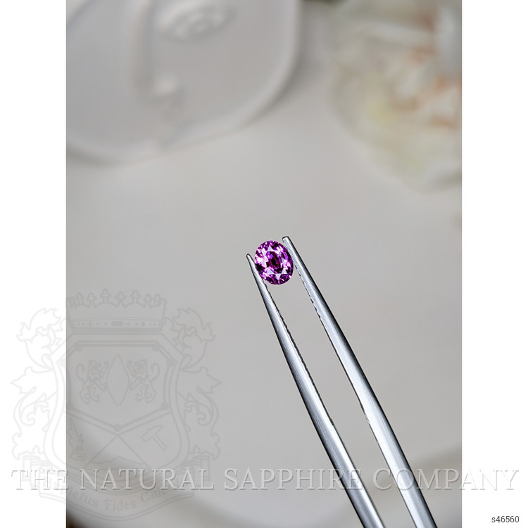 0.40 Ct. Pinkish Purple Sapphire from Ceylon (Sri Lanka)