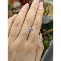 0.59 Ct. Pinkish Purple Sapphire from Ceylon (Sri Lanka) Life Style