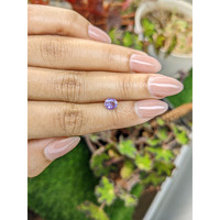 0.59 Ct. Pinkish Purple Sapphire from Ceylon (Sri Lanka) Life Style