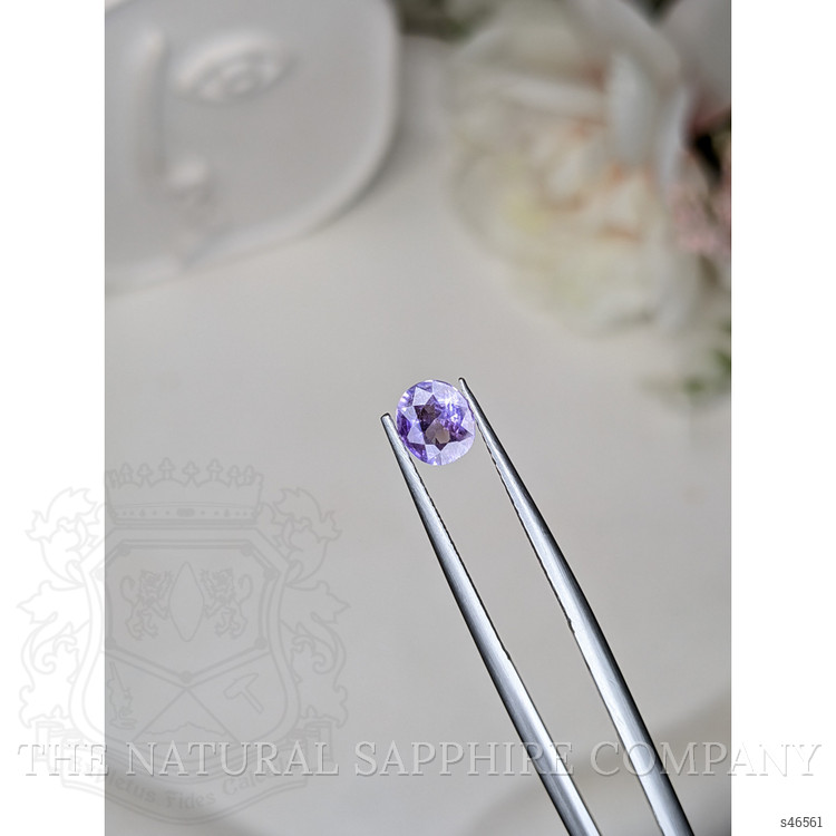 0.59 Ct. Pinkish Purple Sapphire from Ceylon (Sri Lanka)