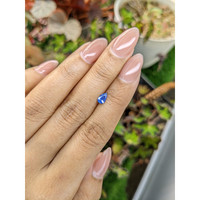 0.42 Ct. Blue Sapphire from Ceylon (Sri Lanka) Life Style