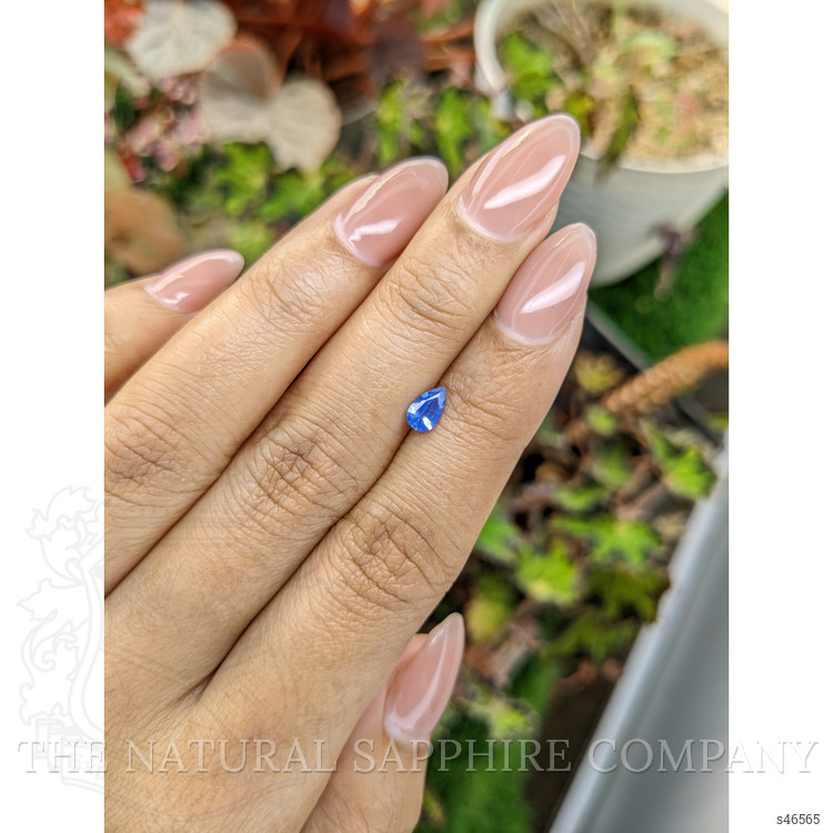 0.42 Ct. Blue Sapphire from Ceylon (Sri Lanka)