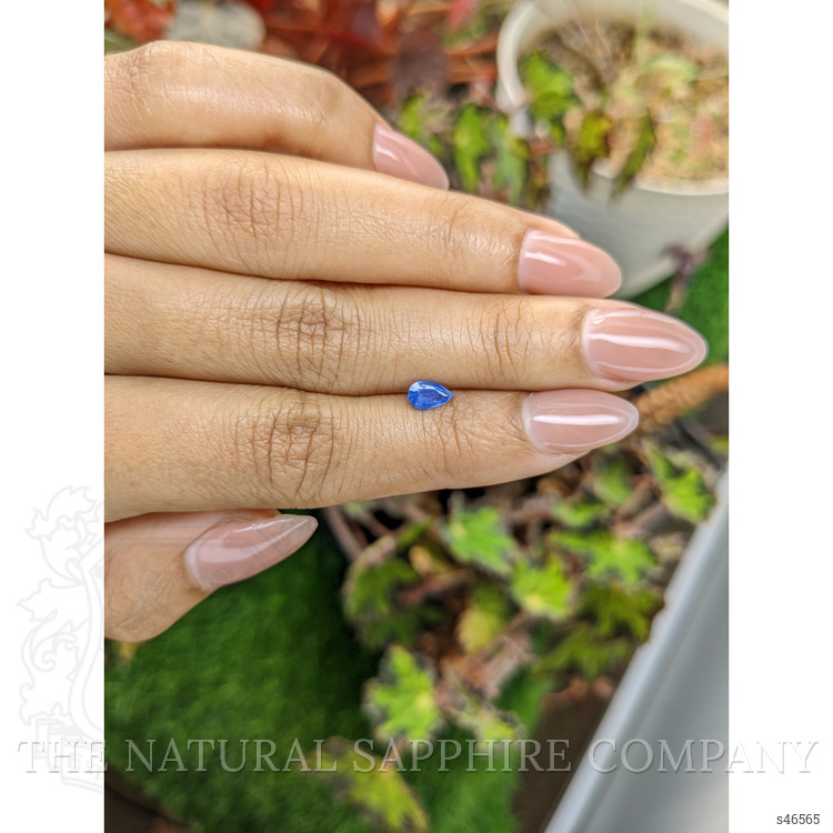 0.42 Ct. Blue Sapphire from Ceylon (Sri Lanka)