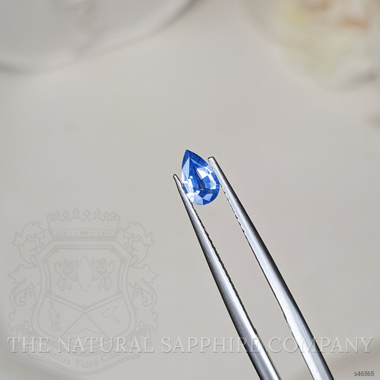 0.42 Ct. Blue Sapphire from Ceylon (Sri Lanka)