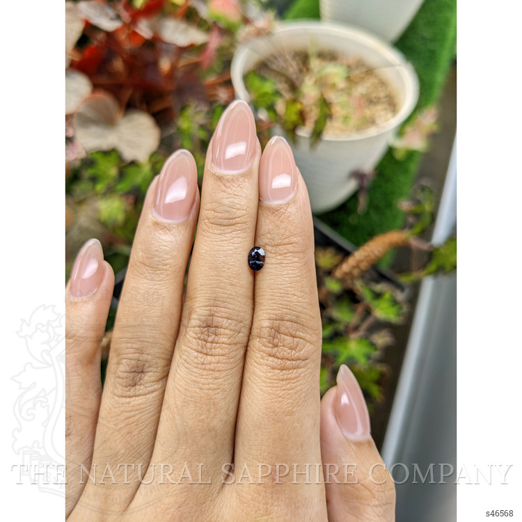 0.45 Ct. Pinkish Purple Sapphire from Ceylon (Sri Lanka)