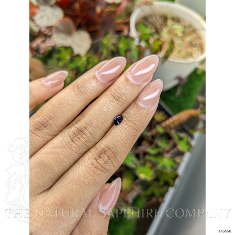 0.45 Ct. Pinkish Purple Sapphire from Ceylon (Sri Lanka)