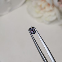 0.45 Ct. Pinkish Purple Sapphire from Ceylon (Sri Lanka) Life Style