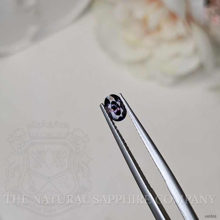 0.45 Ct. Pinkish Purple Sapphire from Ceylon (Sri Lanka)